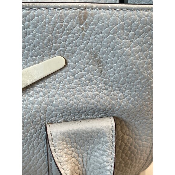 Authentic Kate Spade NY Southport Avenue Cameron Gray Leather Handbag - Picture 4 of 12